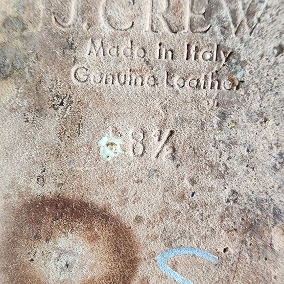 J. Crew Suede Leather Tassel Smoking Loafers Size 8.5 In Light Khaki Neutral - Picture 8 of 8